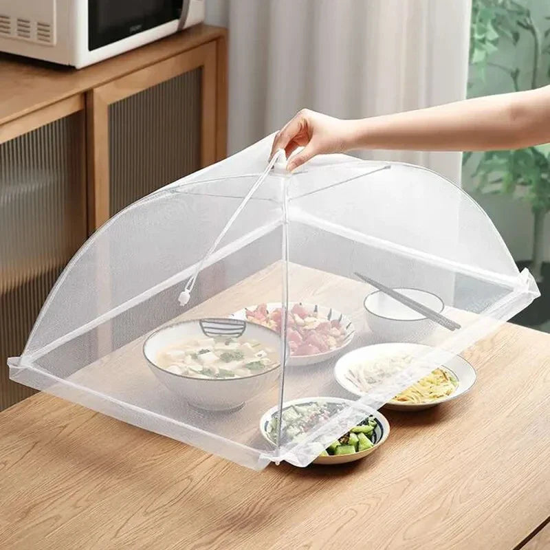 Image of Folding Mesh Food Cover: The Ultimate Washable Insect-Proof Dish Protector