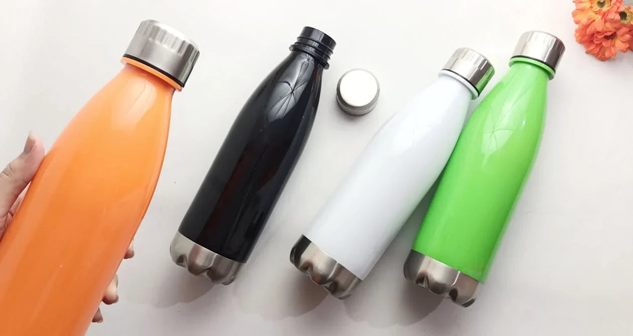 Drinking Bottles Stylish and functional bottles for on-the-go hydration, perfect for water, smoothies, and other beverages.