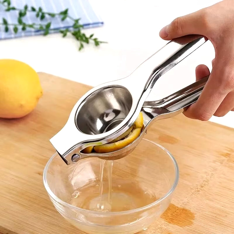 Stainless Steel Lemon Squeezer – Manual Citrus and Orange Juicer