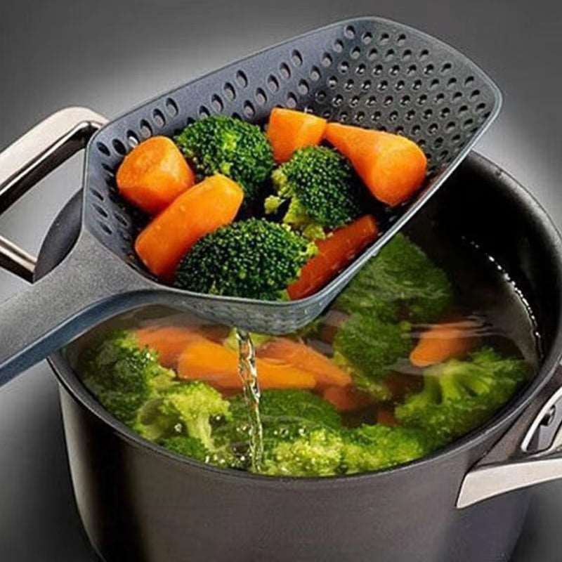 Large Strainer Spoon – Portable Funnel and Food Water Filter for Cooking