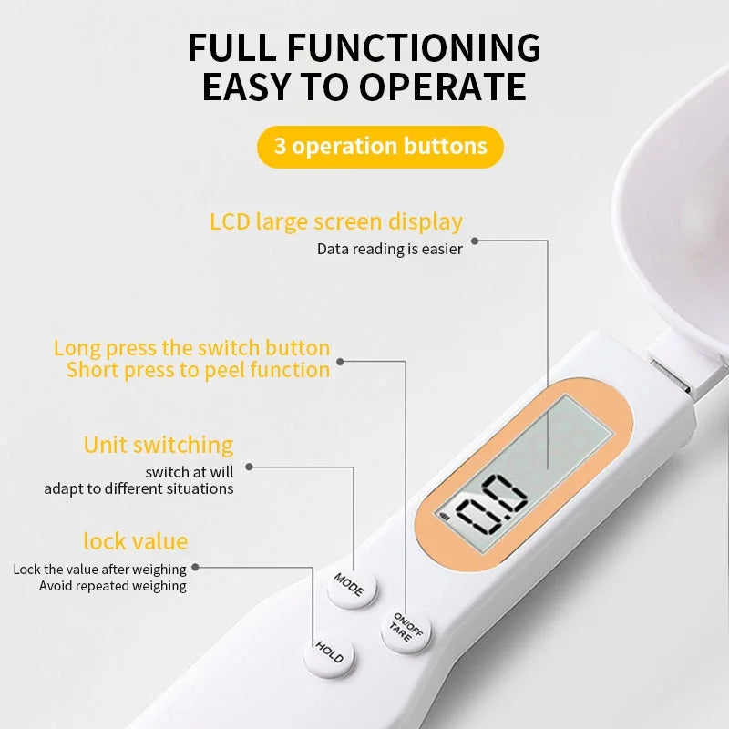 Digital Kitchen Scale – 500g Capacity with LCD Display - My Dream Kitchen