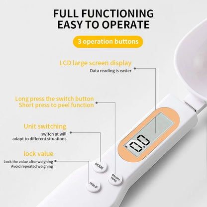 Digital Kitchen Scale – 500g Capacity with LCD Display - My Dream Kitchen