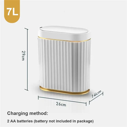 7L Smart Sensor Trash Can for Kitchen and Bathroom