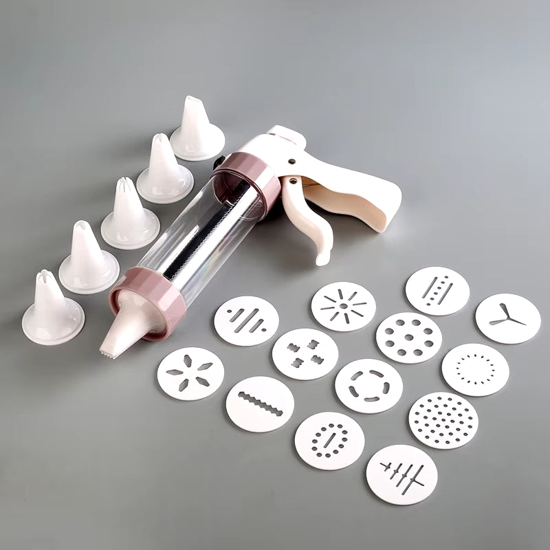 Cake Decorating Gun Set with Nozzles