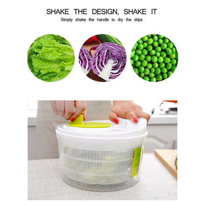 Salad Spinner – Lettuce Washer and Dryer for Leafy Vegetables