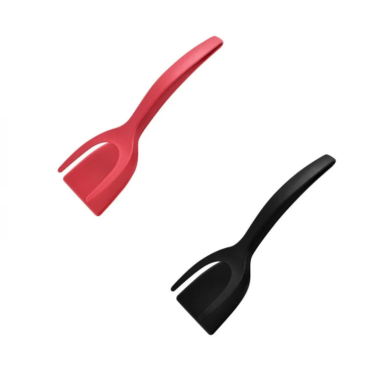 2-in-1 Nylon Flip Tongs & Spatula for Eggs & Steak - My Dream Kitchen