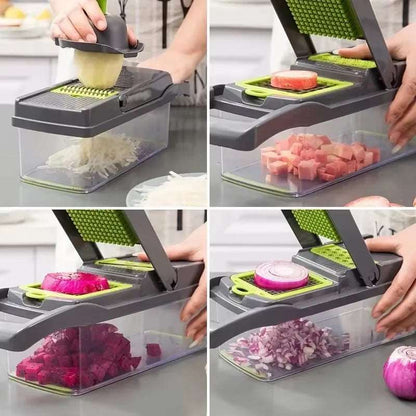 14-in-1 Multifunctional Vegetable Chopper & Slicer