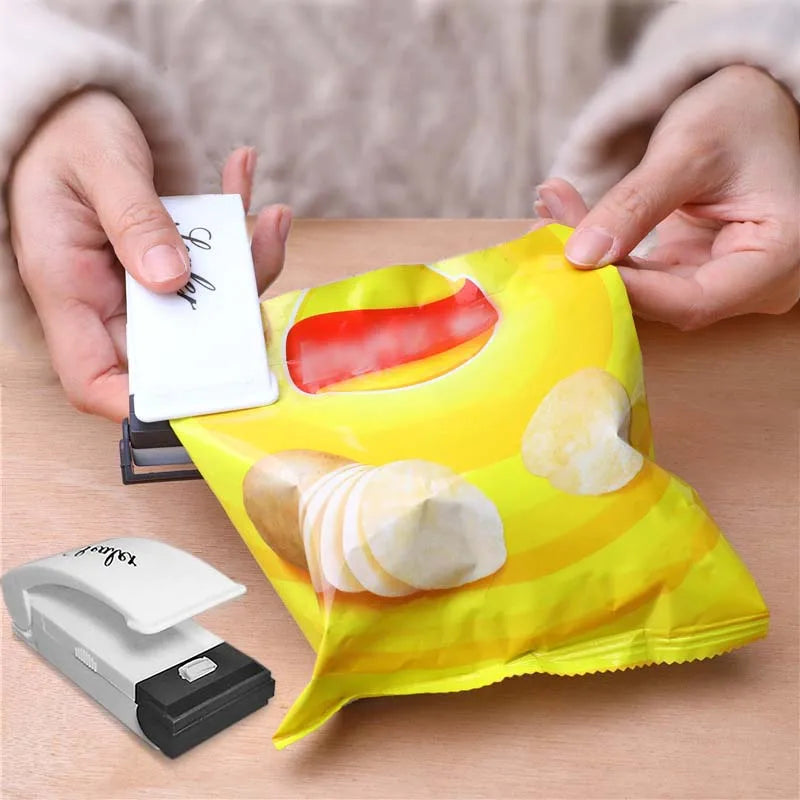 Portable Plastic Heat Bag Sealer – Food Packaging Clip - My Dream Kitchen