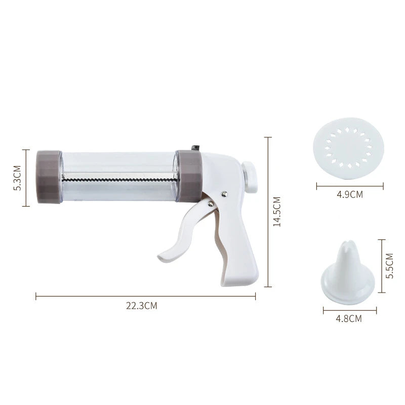 Cake Decorating Gun Set with Nozzles