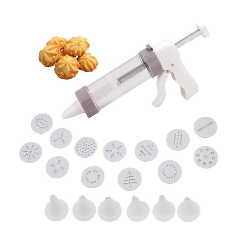 Cake Decorating Gun Set with Nozzles