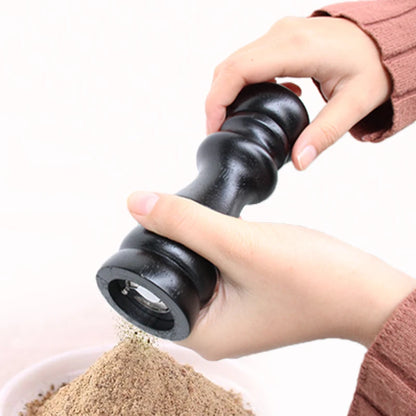 Elegant Black Wood Pepper and Salt Grinder