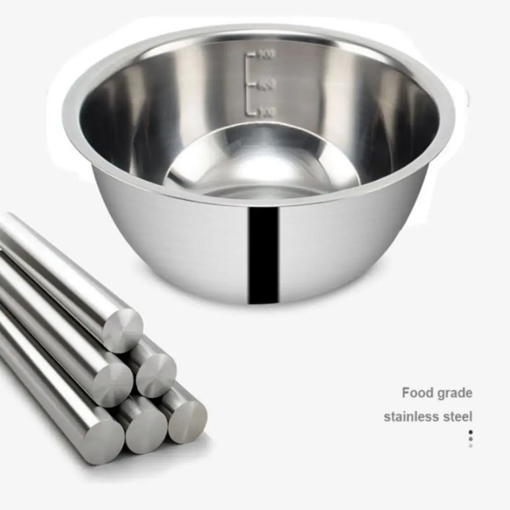 5-Pc Stainless Steel Mixing Bowls Set – Nesting Bowls for Home