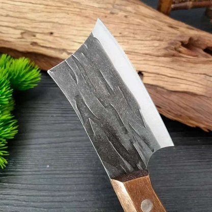 Handmade Forged Boning Knife - Stainless Steel Butcher Cleaver