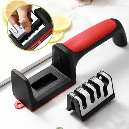 3-in-1 Kitchen Knife Sharpener with Non-Slip Base - My Dream Kitchen