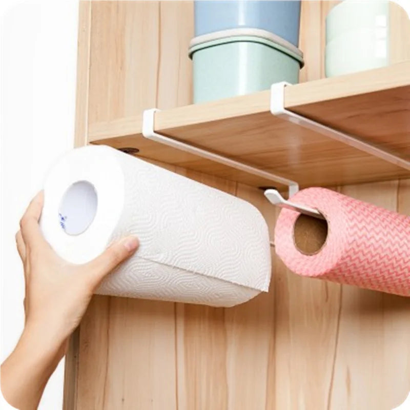 Punch-Free Paper Towel Holder – Stylish & Versatile Kitchen Storage!