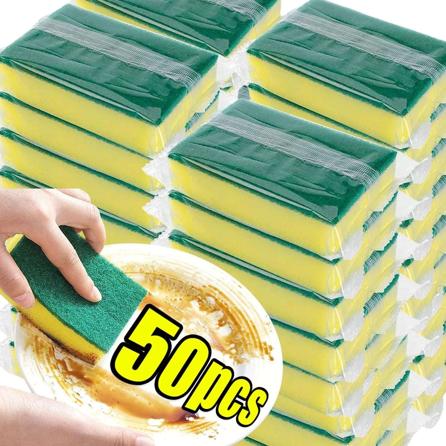 5 - 50 Kitchen Sponges – Soft & Absorbent - My Dream Kitchen