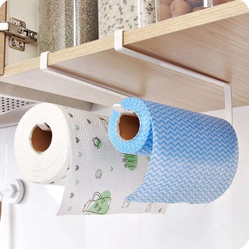 Punch-Free Paper Towel Holder – Stylish & Versatile Kitchen Storage!