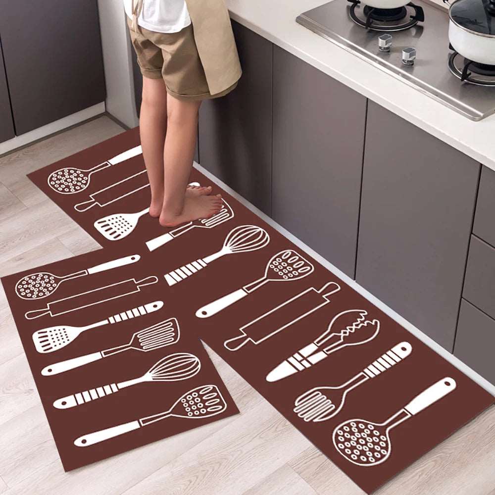 Soft Washable Kitchen Floor Mat – Non-Slip Area Rug for Home