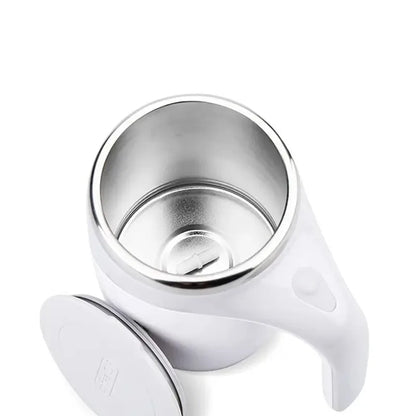 Automatic Stirring Mug – Stainless Steel Magnetic Self-Mixing Coffee Cup - My Dream Kitchen