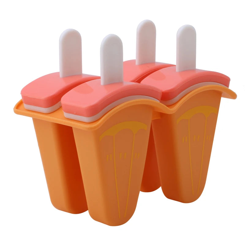 Watermelon-Shaped Ice Cream Mold with Cover - DIY Popsicle Maker