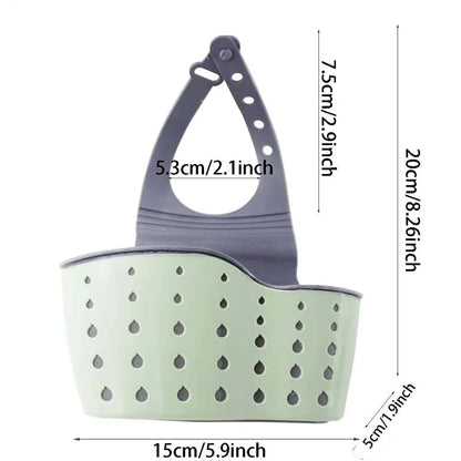 Adjustable Sink Hanging Basket for Soap & Sponge Storage - My Dream Kitchen