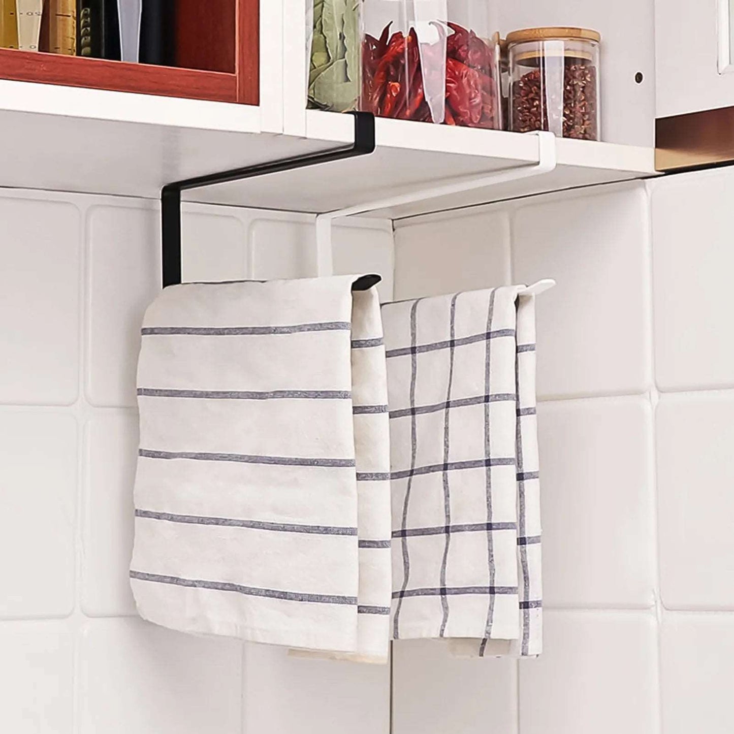 Punch-Free Paper Towel Holder – Stylish & Versatile Kitchen Storage!