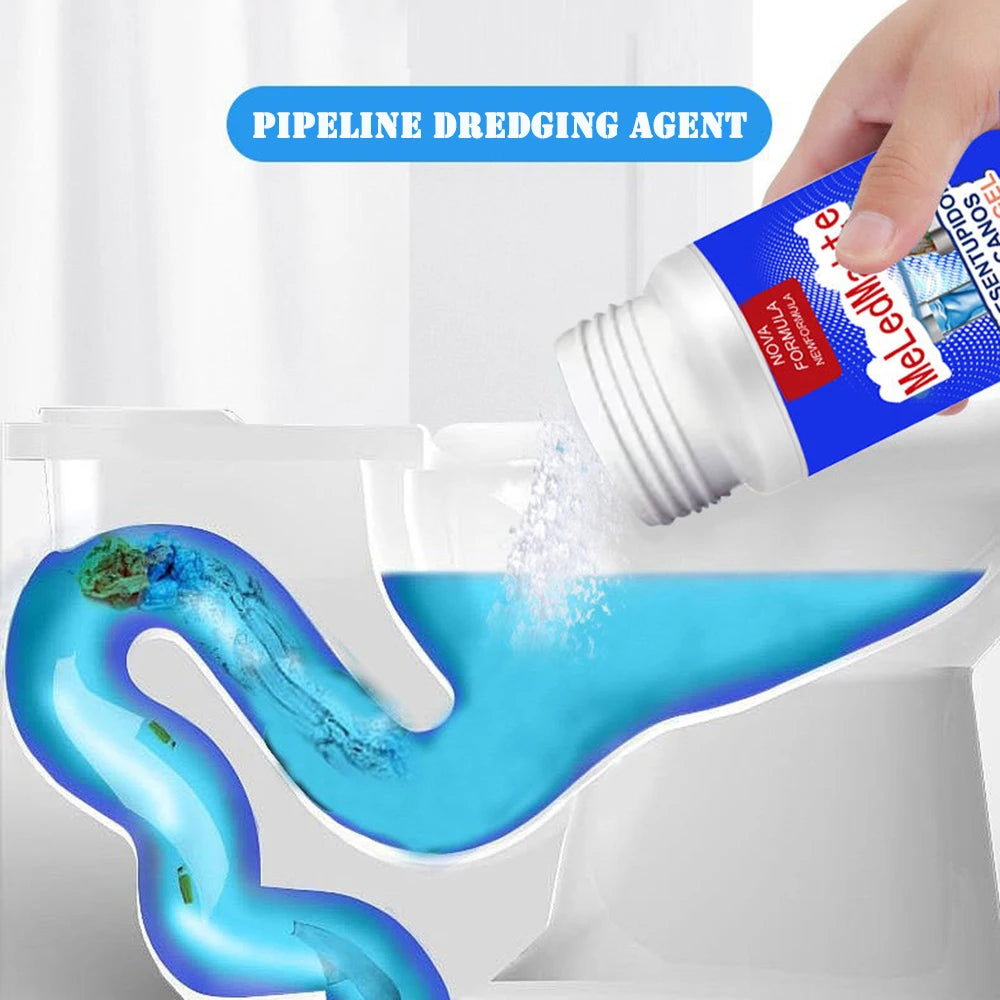 Unclog Your Drains with Ease: 3PCS Meledmatte Pipe Dredging Agents