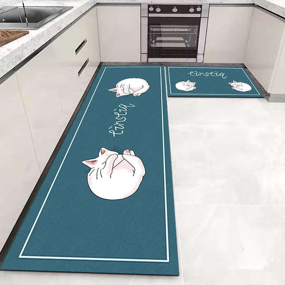 Soft Washable Kitchen Floor Mat – Non-Slip Area Rug for Home