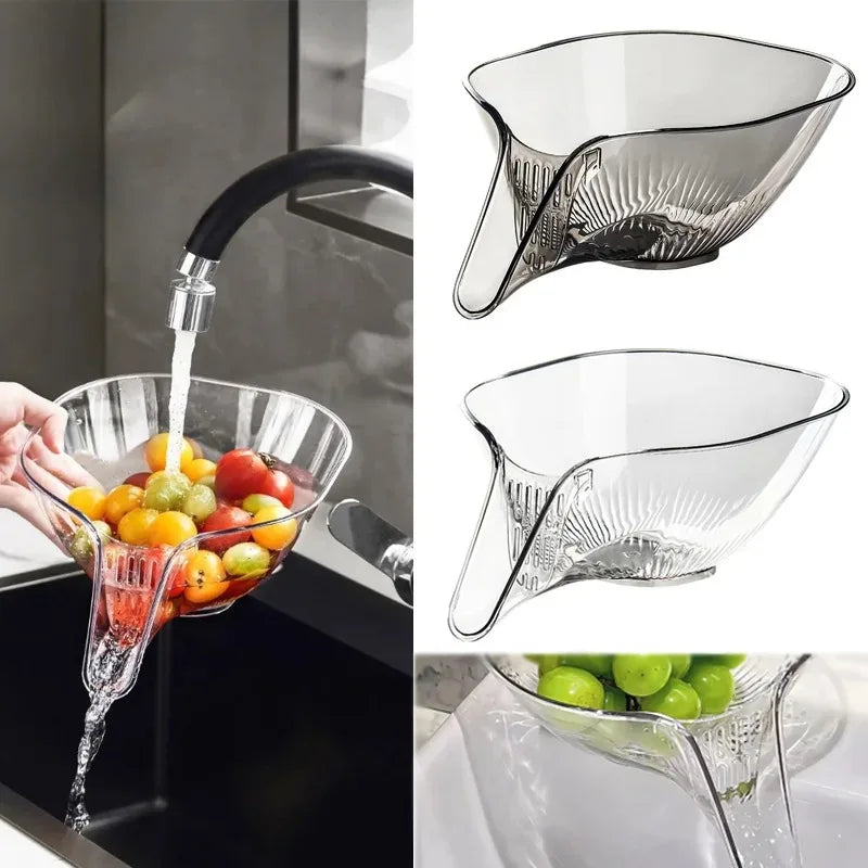 Multifunctional Washing & Drain Basket – Kitchen Basin & Cleaning Bowl - My Dream Kitchen