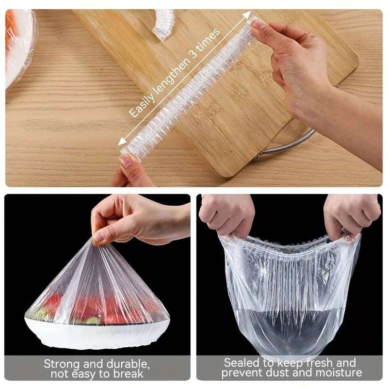 Reusable Elastic Silicone Food Covers for Bowls & Plates - My Dream Kitchen