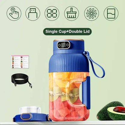 Portable Juicer Cup with USB & Digital Display