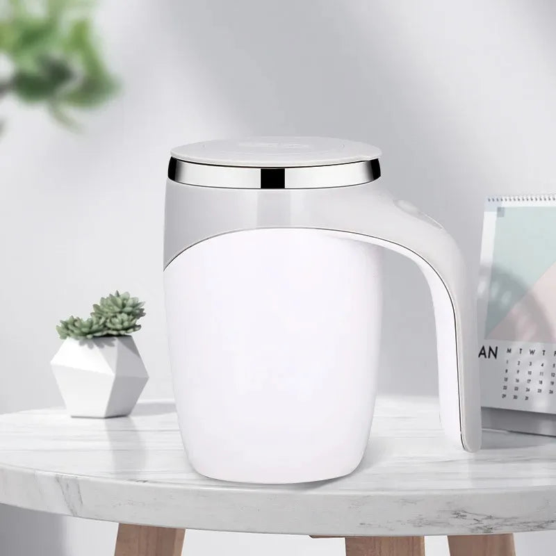 Automatic Stirring Mug – Stainless Steel Magnetic Self-Mixing Coffee Cup - My Dream Kitchen