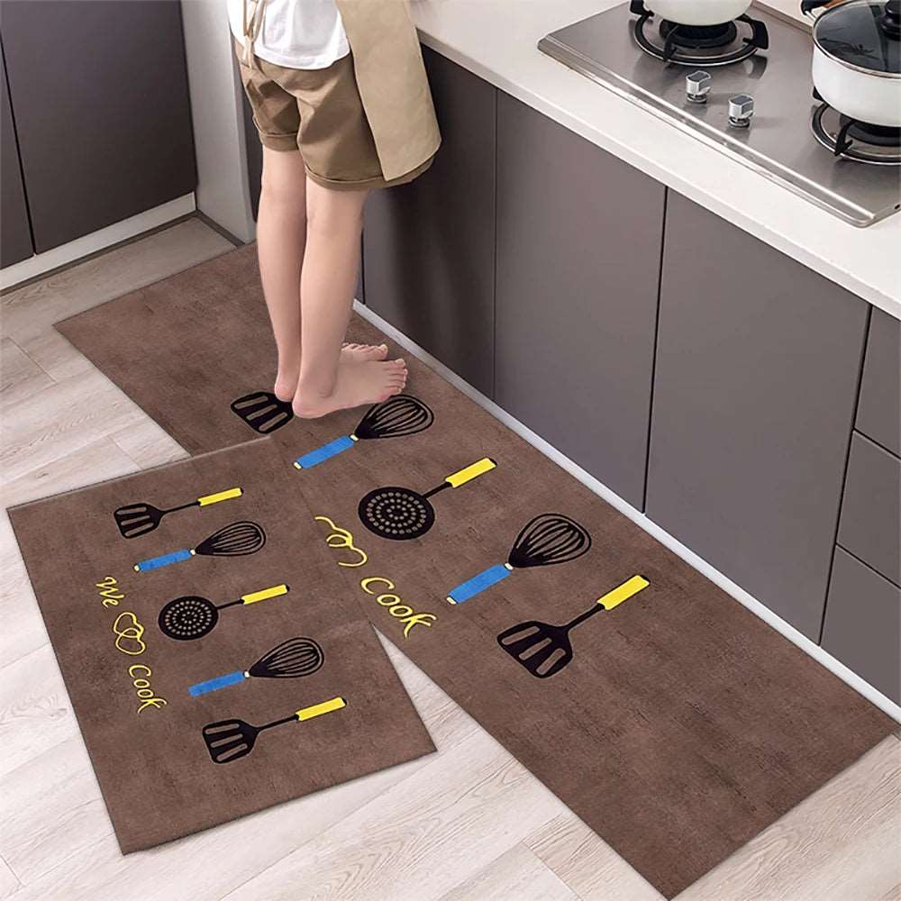 Soft Washable Kitchen Floor Mat – Non-Slip Area Rug for Home