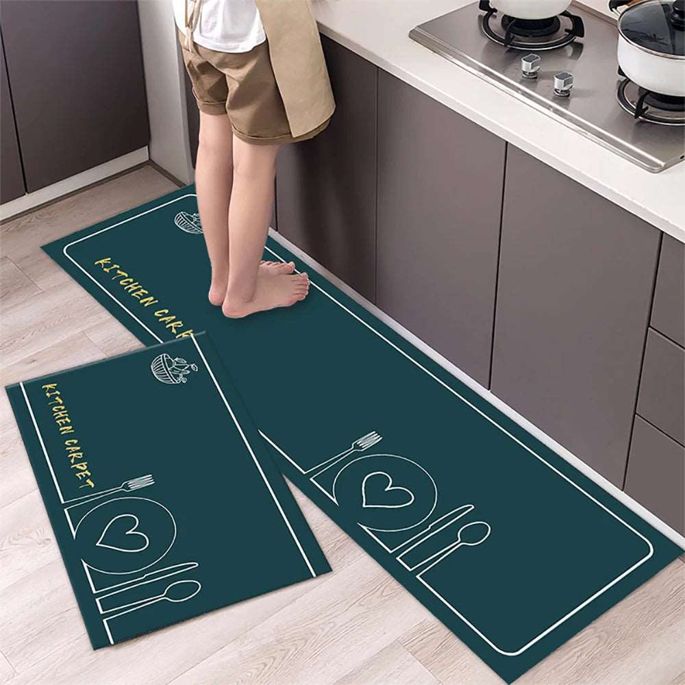 Soft Washable Kitchen Floor Mat – Non-Slip Area Rug for Home