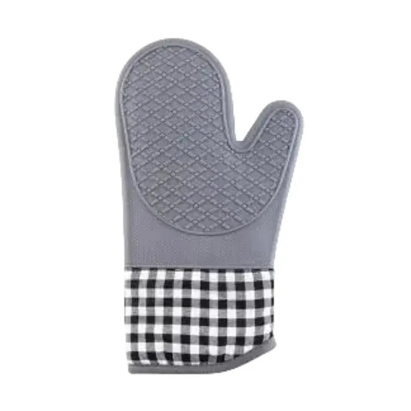 High-Temperature Resistant Silicone Oven Gloves – Non-Slip Kitchen Baking Tools