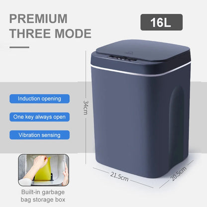 16L Smart Automatic Sensor Trash Can - My Dream Kitchen