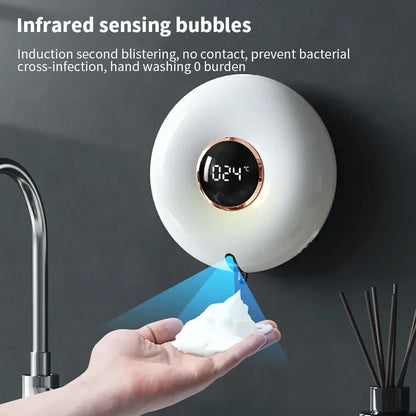 Automatic Wall-Mounted Soap Dispenser - Rechargeable 280ml with Infrared Sensor