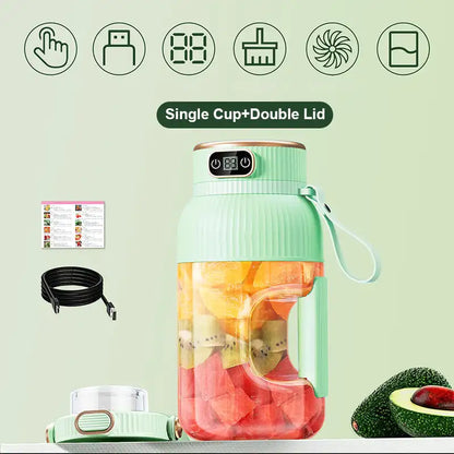 Portable Juicer Cup with USB & Digital Display