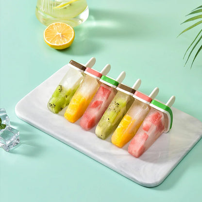 Watermelon-Shaped Ice Cream Mold with Cover - DIY Popsicle Maker