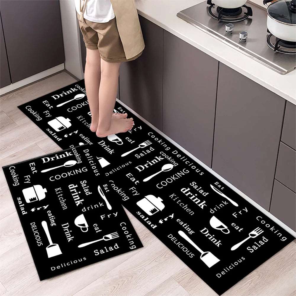 Soft Washable Kitchen Floor Mat – Non-Slip Area Rug for Home