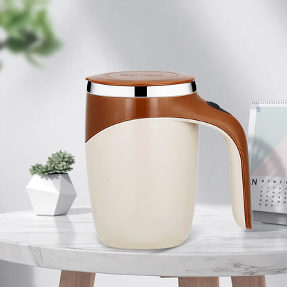 Automatic Stirring Mug – Stainless Steel Magnetic Self-Mixing Coffee Cup - My Dream Kitchen