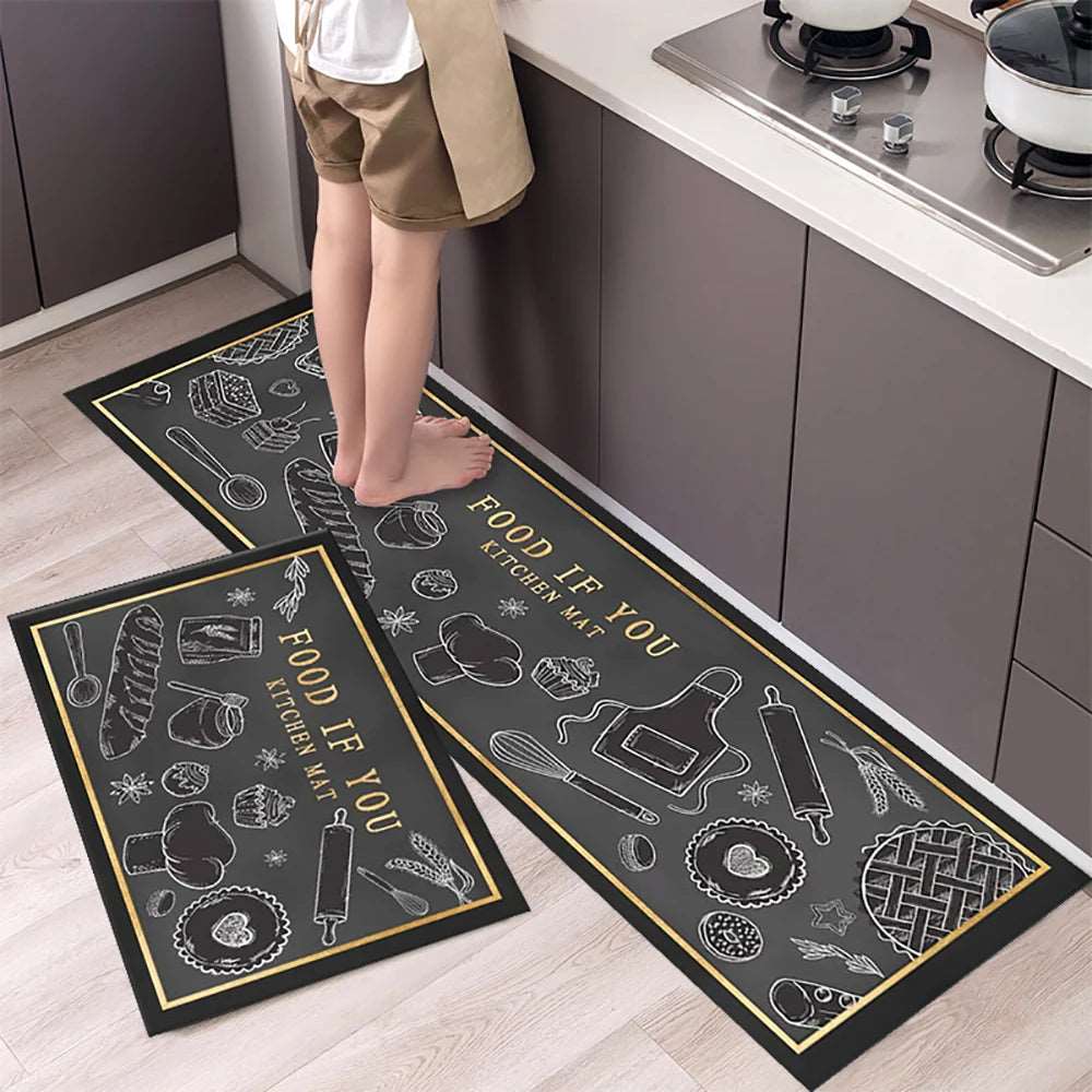 Soft Washable Kitchen Floor Mat – Non-Slip Area Rug for Home