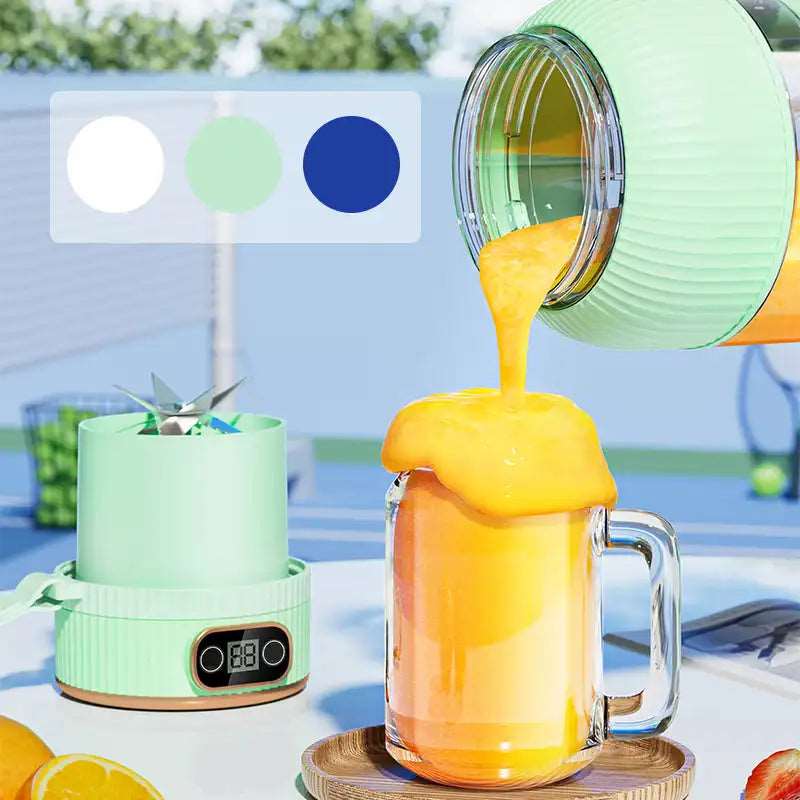 Portable Juicer Cup with USB & Digital Display