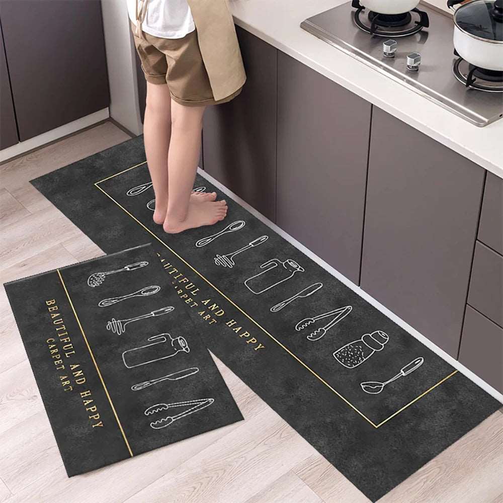 Soft Washable Kitchen Floor Mat – Non-Slip Area Rug for Home