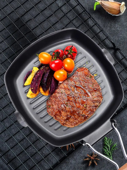 The Foldable Portable Grill Pan with Wooden Handle – Your Ultimate Outdoor Cooking Companion!