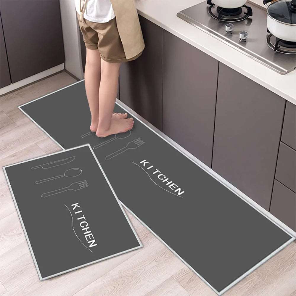 Soft Washable Kitchen Floor Mat – Non-Slip Area Rug for Home