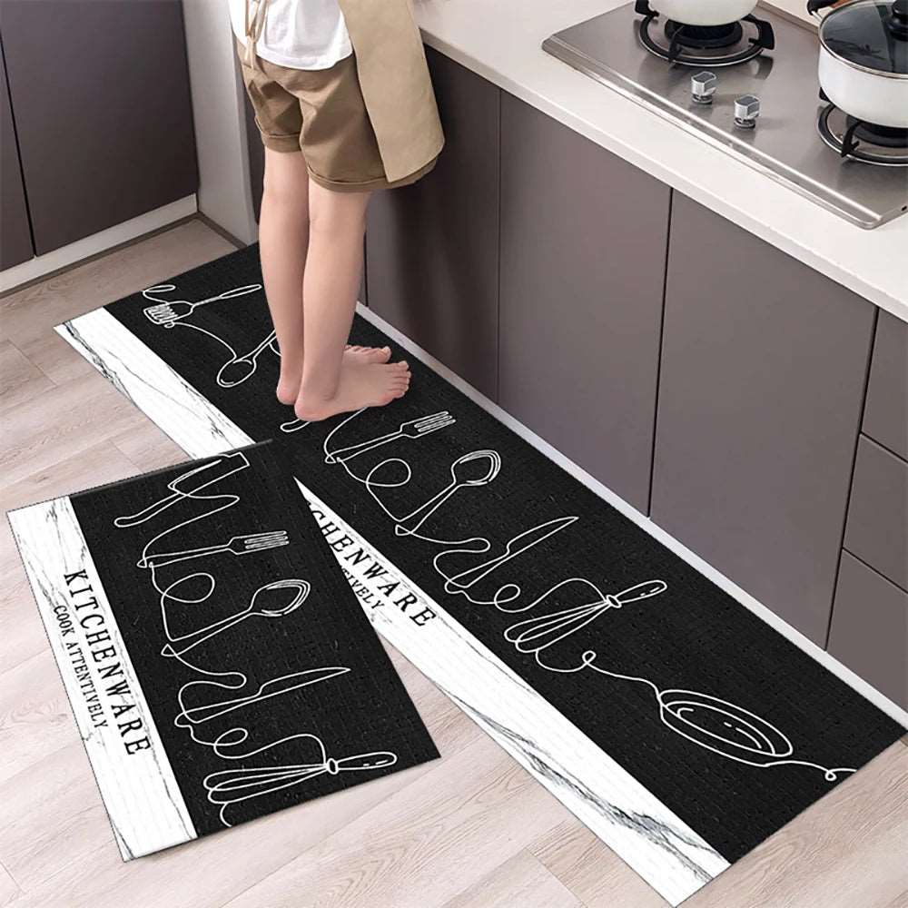 Soft Washable Kitchen Floor Mat – Non-Slip Area Rug for Home