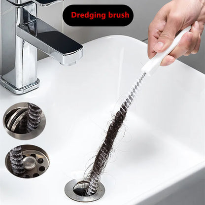 Flexible Pipe Dredging Brush – Sewer & Drain Cleaner