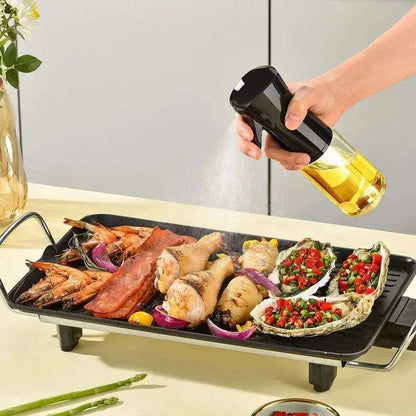 Oil Spray Bottle – Refillable Olive Oil Sprayer for Kitchen & Air Fryer