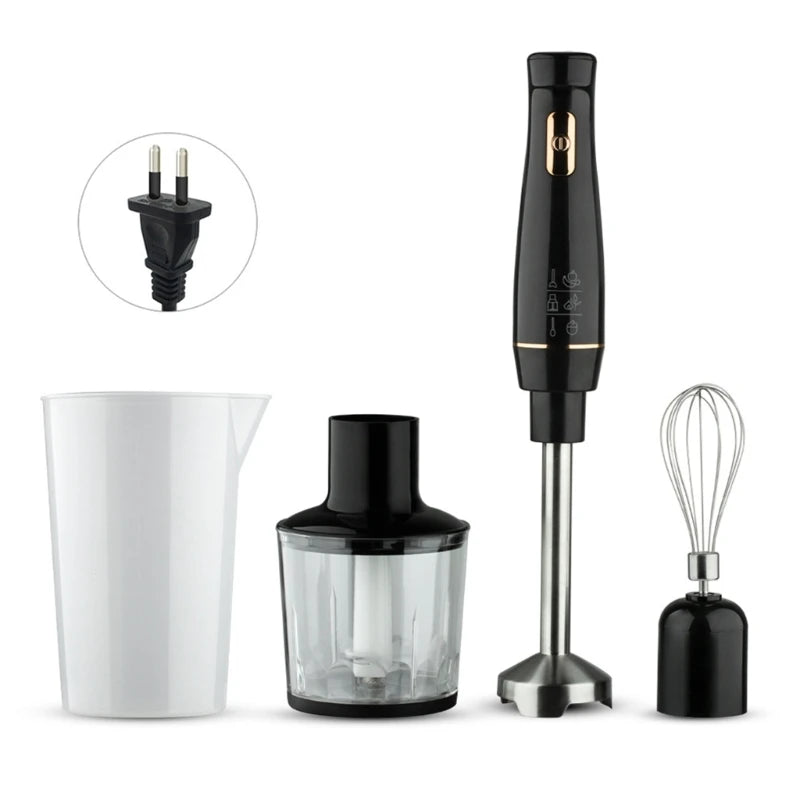 Handheld Immersion Blender – Versatile Food Mixer and Milk Frother